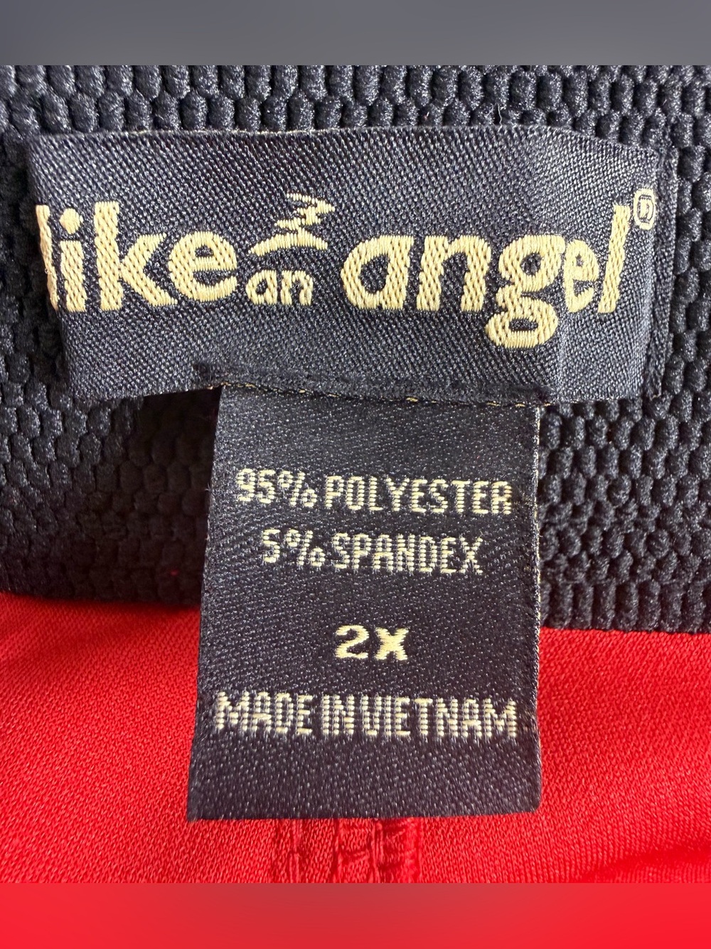 like an angel Straight Leg Red Ponte Pants / leggings - Size 2X - Picture 3 of 4